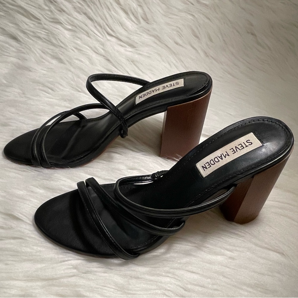 Steve Madden sandals size 7 color black - Picture 4 of 7